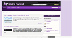 Desktop Screenshot of lifestyle-forum.net