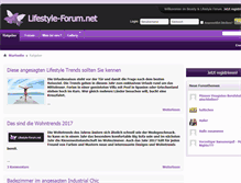 Tablet Screenshot of lifestyle-forum.net